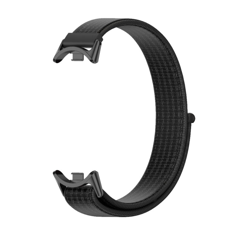 For Xiaomi Mi Band 8 / 9 / 9 NFC Mijobs Breathable Nylon Loop Watch Band(Black) - Watch Bands by MIJOBS | Online Shopping South Africa | PMC TechLife | Buy Now Pay Later Mobicred