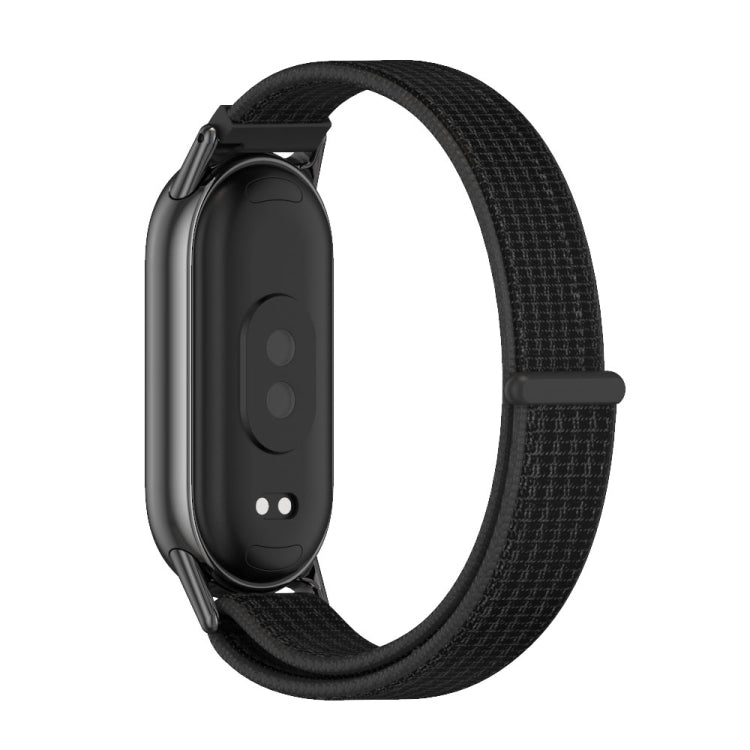 For Xiaomi Mi Band 8 / 9 / 9 NFC Mijobs Breathable Nylon Loop Watch Band(Black) - Watch Bands by MIJOBS | Online Shopping South Africa | PMC TechLife | Buy Now Pay Later Mobicred