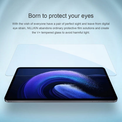 For Xiaomi Pad 6 Pro / Pad 6 NILLKIN V+ Series 0.33mm 4H Anti-blue Ray Tempered Glass Film - free shipping - PMC Jewellery - Order now!