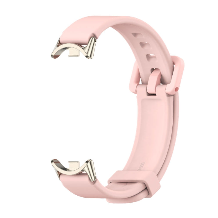 For Xiaomi Mi Band 8 / 9 / 9 NFC Mijobs Silicone Breathable Watch Band(Pink Light Gold) - Watch Bands by MIJOBS | Online Shopping South Africa | PMC TechLife | Buy Now Pay Later Mobicred