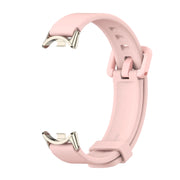 For Xiaomi Mi Band 8 / 9 / 9 NFC Mijobs Silicone Breathable Watch Band(Pink Light Gold)