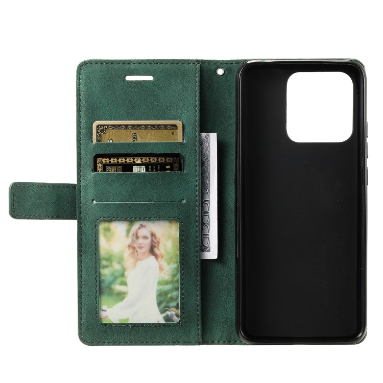For Xiaomi 13 Pro Skin Feel Splicing Horizontal Flip Leather Phone Case(Green) - free shipping - PMC TechLife - Order now!