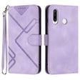 For Honor 20S Russia /20 lite Russia  Line Pattern Skin Feel Leather Phone Case(Light Purple) - free shipping - PMC TechLife - Order now!