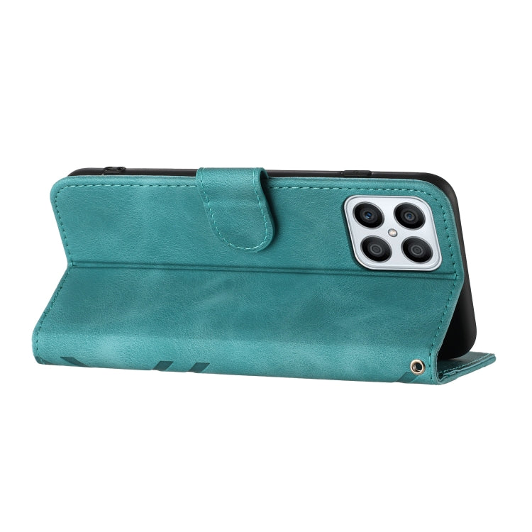 For Honor X8 4G/X30i/Play6T Pro Line Pattern Skin Feel Leather Phone Case(Light Blue) - free shipping - PMC TechLife - Order now!