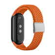 For Xiaomi Mi Band 8 Adjustable Nylon Braided Steel Buckle Watch Band(Orange) -  by PMC TechLife | Online Shopping South Africa | PMC TechLife