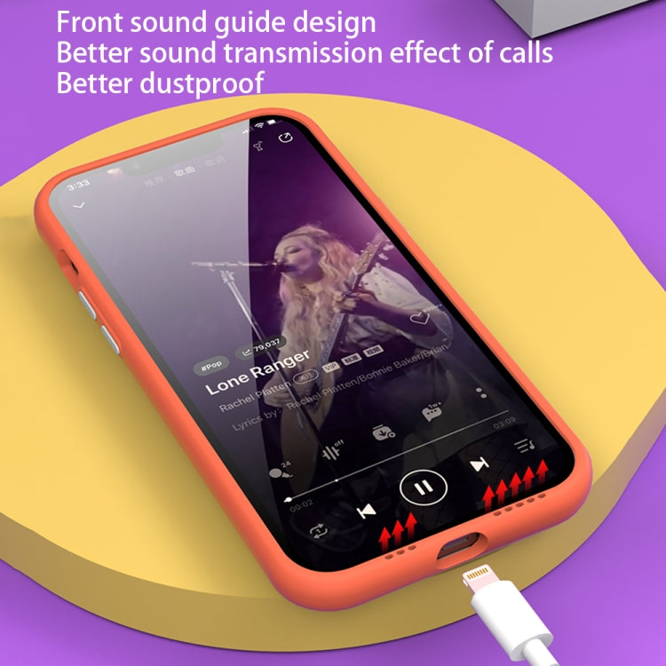 For iPhone 13 Pro Color Frame 2 in 1 Hollow Cooling Phone Case(White)