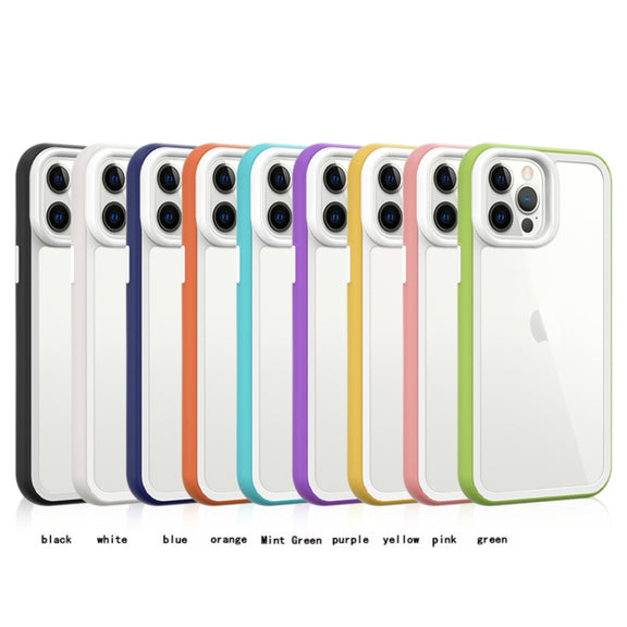 For iPhone 13 Pro Max Color Frame 2 in 1 Hollow Cooling Phone Case(Black)