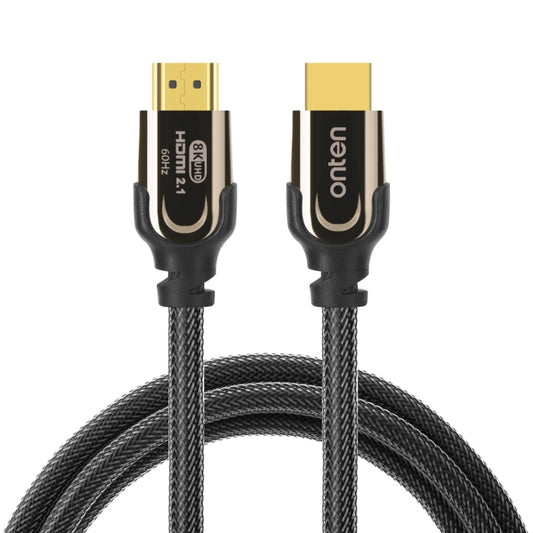 Onten HD180 HDMI 2.1 Version 8K HD Audio Cable, Length:2m(Black) - free shipping - PMC Jewellery - Order now!