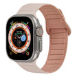 For Apple Watch 7 45mm Loop Magnetic Silicone Watch Band(Pink) - Watch Bands by PMC TechLife | Online Shopping South Africa | PMC TechLife