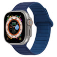 For Apple Watch 2 38mm Loop Magnetic Silicone Watch Band(Navy Blue) - Watch Bands by PMC TechLife | Online Shopping South Africa | PMC TechLife