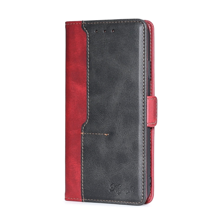For Xiaomi 13 Ultra 5G Contrast Color Side Buckle Leather Phone Case(Red + Black) - free shipping - PMC TechLife - Order now!