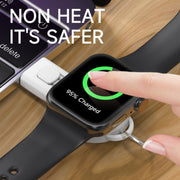 USB Portable Wireless Magnetic Suction Charger(White)