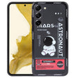 For Samsung Galaxy A73 5G Astronaut Pattern Silicone Straight Edge Phone Case(Mars Astronaut-Black) - free shipping - PMC TechLife - Order now!