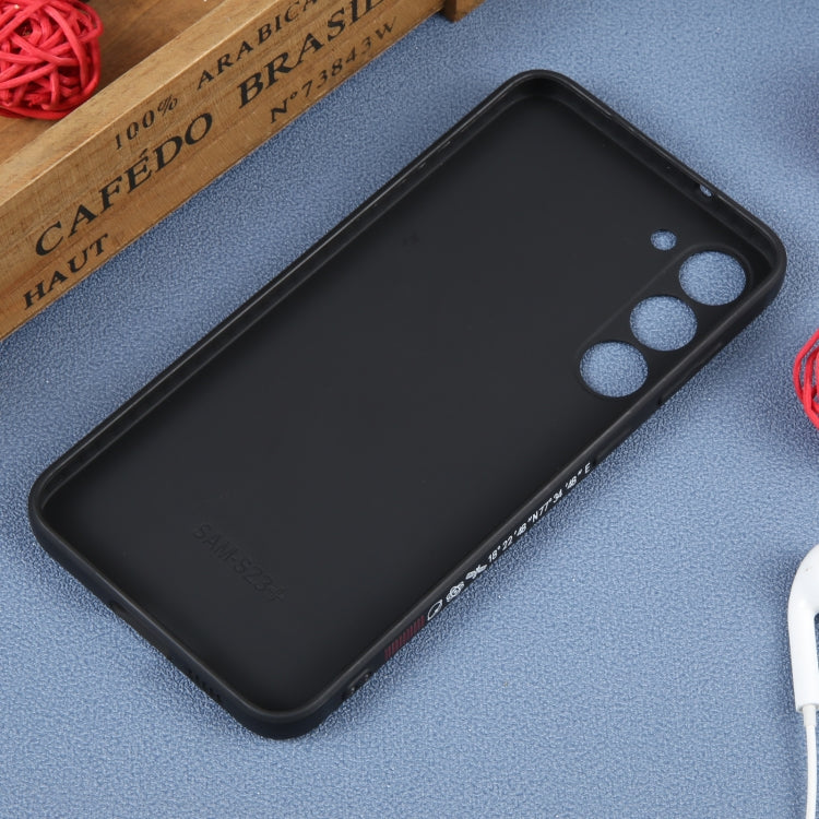 For Samsung Galaxy A02 Astronaut Pattern Silicone Straight Edge Phone Case(Flying Astronaut-Black) - free shipping - PMC TechLife - Order now!