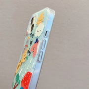 For iPhone 13 Pro Max IMD Cute Animal Pattern Phone Case(Giraffe)