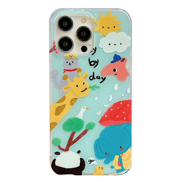 For iPhone 11 Pro Max IMD Cute Animal Pattern Phone Case(Giraffe) - free shipping - PMC TechLife - Order now!