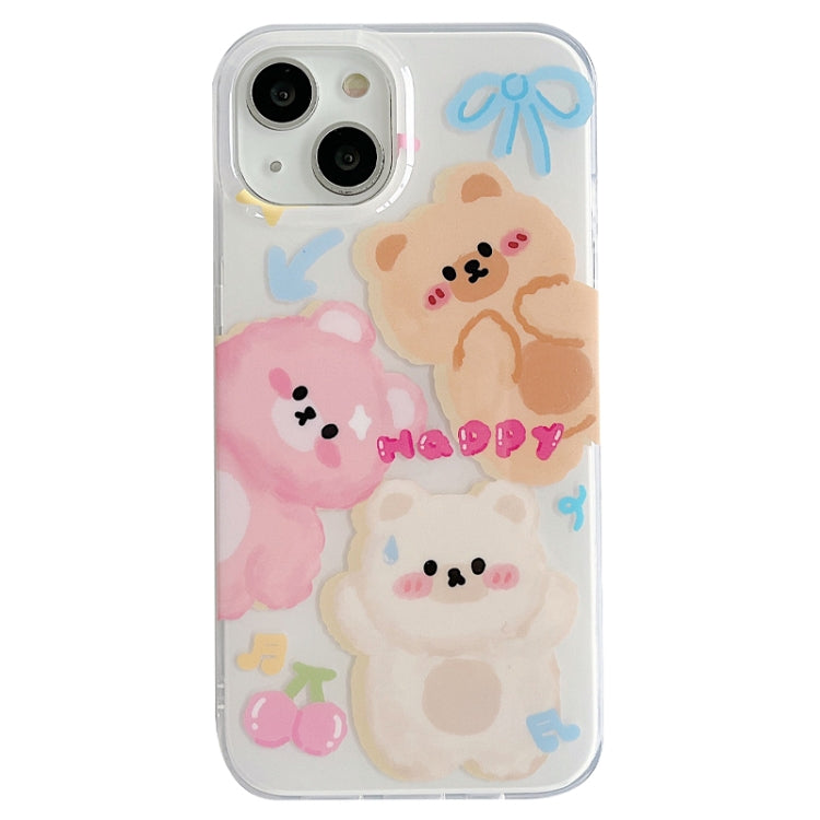 For iPhone 11 Pro Max IMD Cute Animal Pattern Phone Case(Bear) - free shipping - PMC TechLife - Order now!