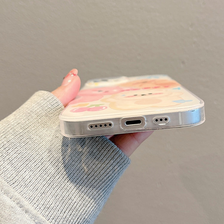 For iPhone 11 Pro Max IMD Cute Animal Pattern Phone Case(Bear) - free shipping - PMC TechLife - Order now!