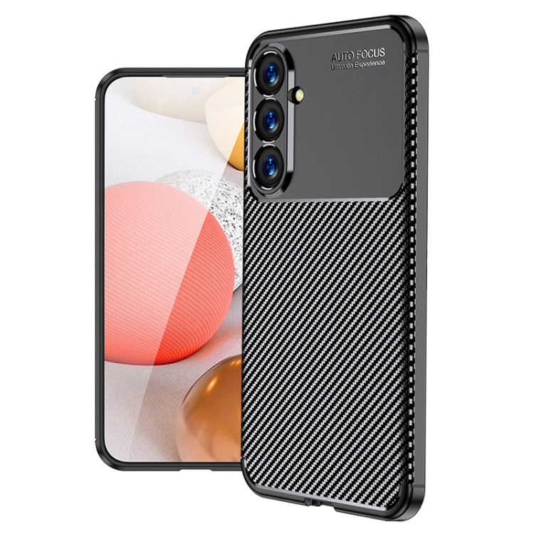 For Samsung Galaxy S23 FE 5G Carbon Fiber Texture Shockproof TPU Phone Case(Black) - free shipping - PMC Jewellery - Order now!