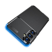 For Samsung Galaxy S23 FE 5G Carbon Fiber Texture Shockproof TPU Phone Case(Black)
