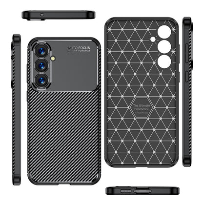 For Samsung Galaxy S23 FE 5G Carbon Fiber Texture Shockproof TPU Phone Case(Black) - free shipping - PMC Jewellery - Order now!
