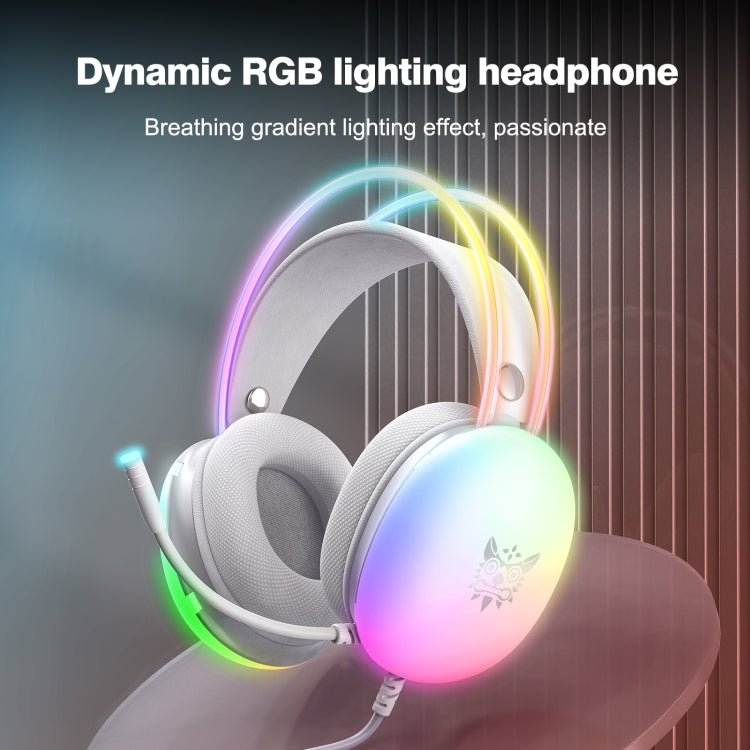 X25 RGB Wired Gaming Headset(Grey) - Multimedia Headset by PMC TechLife | Online Shopping South Africa | PMC TechLife