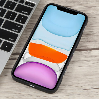 For iPhone 11 Milk Tea Astronaut Pattern Liquid Silicone Phone Case(Ivory Black) - free shipping - PMC Jewellery - Order now!
