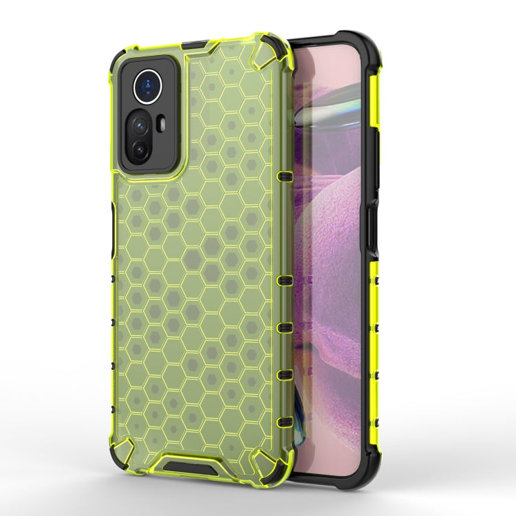 For Xiaomi Note 12S 4G Global Shockproof Honeycomb PC + TPU Phone Case(Green) - free shipping - PMC TechLife - Order now!