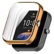 For Amazfit Bip 3 / Bip 3 Pro Universal Full Coverage TPU Electroplating Watch Protective Case(Rose Gold) - Watch Cases by PMC TechLife | Online Shopping South Africa | PMC TechLife