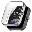 For Amazfit Bip 3 / Bip 3 Pro Universal Full Coverage TPU Electroplating Watch Protective Case(Silver) - Watch Cases by PMC TechLife | Online Shopping South Africa | PMC TechLife