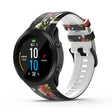 For Garmin  Tactix 7 Pro / Fenix 7X / 6X Pro Printing Quick Release Silicone Watch Band(Rose) - Watch Bands by PMC TechLife | Online Shopping South Africa | PMC TechLife