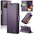 For Samsung Galaxy Note20 Ultra CaseMe 023 Butterfly Buckle Litchi Texture RFID Anti-theft Leather Phone Case(Pearly Purple) - free shipping - PMC TechLife - Order now!