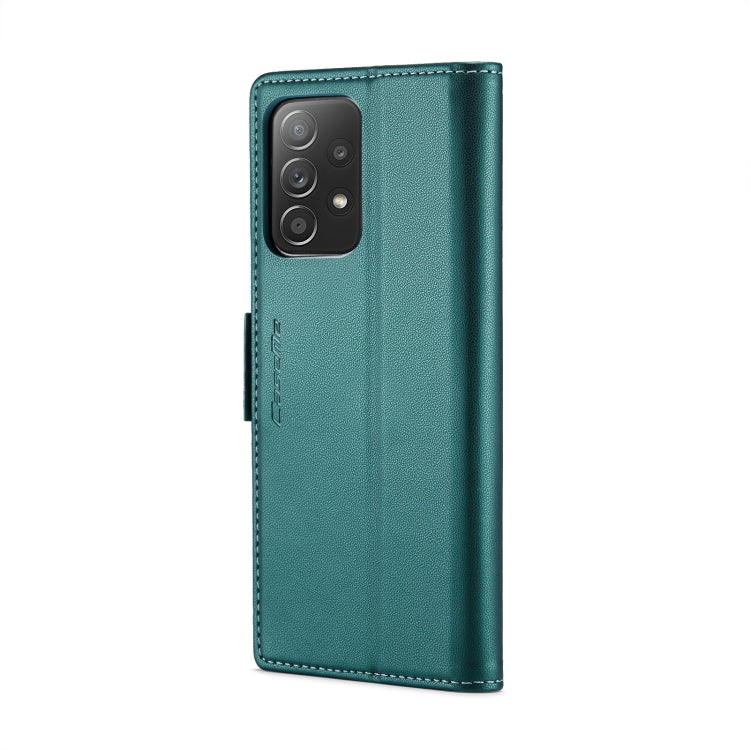 For Samsung Galaxy A52/A52s 5G CaseMe 023 Butterfly Buckle Litchi Texture RFID Anti-theft Leather Phone Case(Pearly Blue) - free shipping - PMC TechLife - Order now!