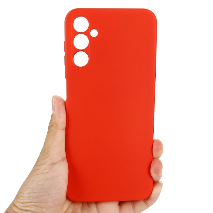 For Samsung Galaxy M54 5G / F54 5G Pure Color Liquid Silicone Shockproof Phone Case(Red) - free shipping - PMC TechLife - Order now!
