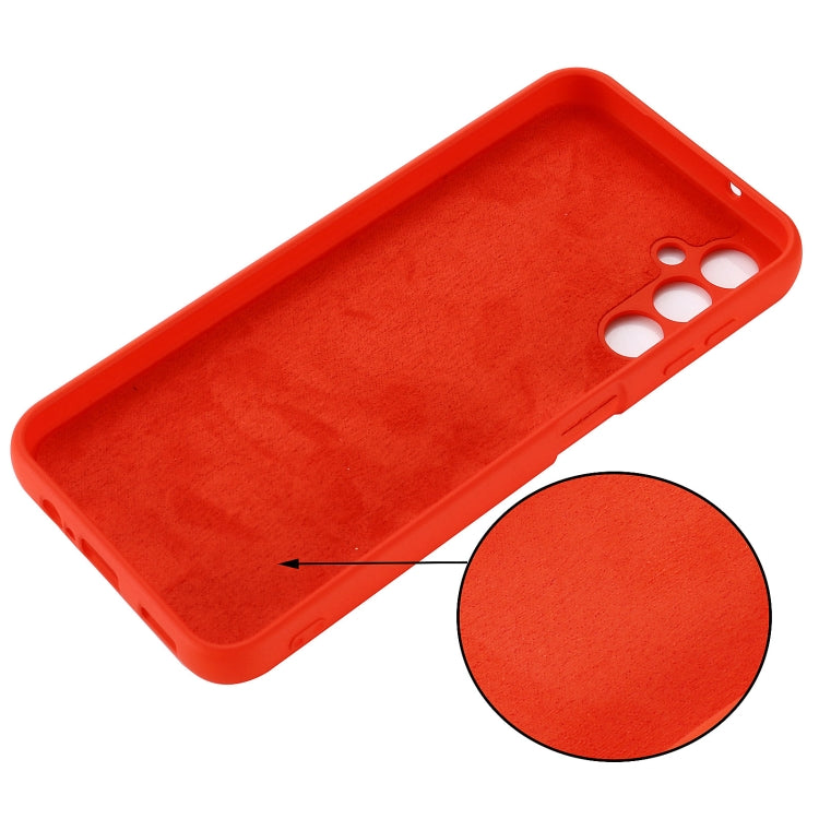 For Samsung Galaxy M54 5G / F54 5G Pure Color Liquid Silicone Shockproof Phone Case(Red) - free shipping - PMC TechLife - Order now!