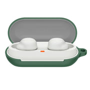 For Sony WF-C700N Bluetooth Earphone Silicone Protective Case(Dark Green)