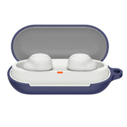 For Sony WF-C700N Bluetooth Earphone Silicone Protective Case(Dark Blue)