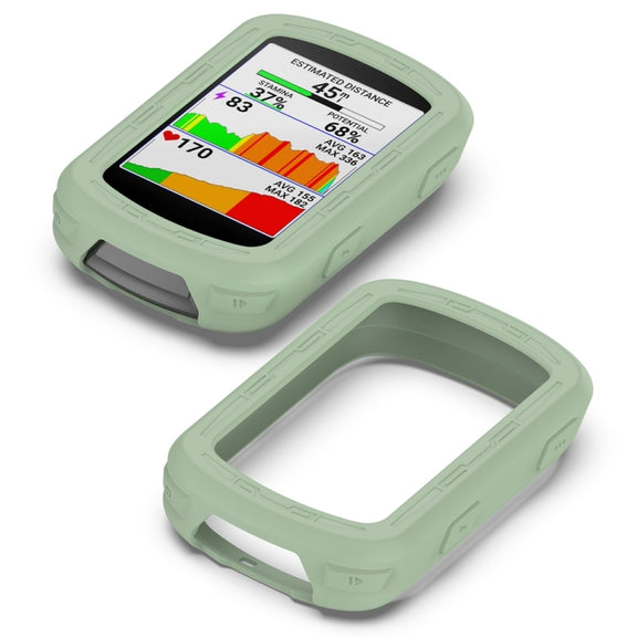For Garmin Edge 840 / Edge 540 Stopwatch Armor Silicone Protective Case(Green)
