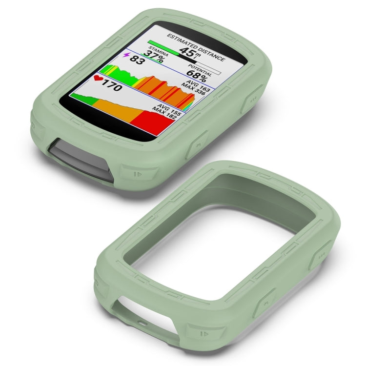 For Garmin Edge 840 / Edge 540 Stopwatch Armor Silicone Protective Case(Green)