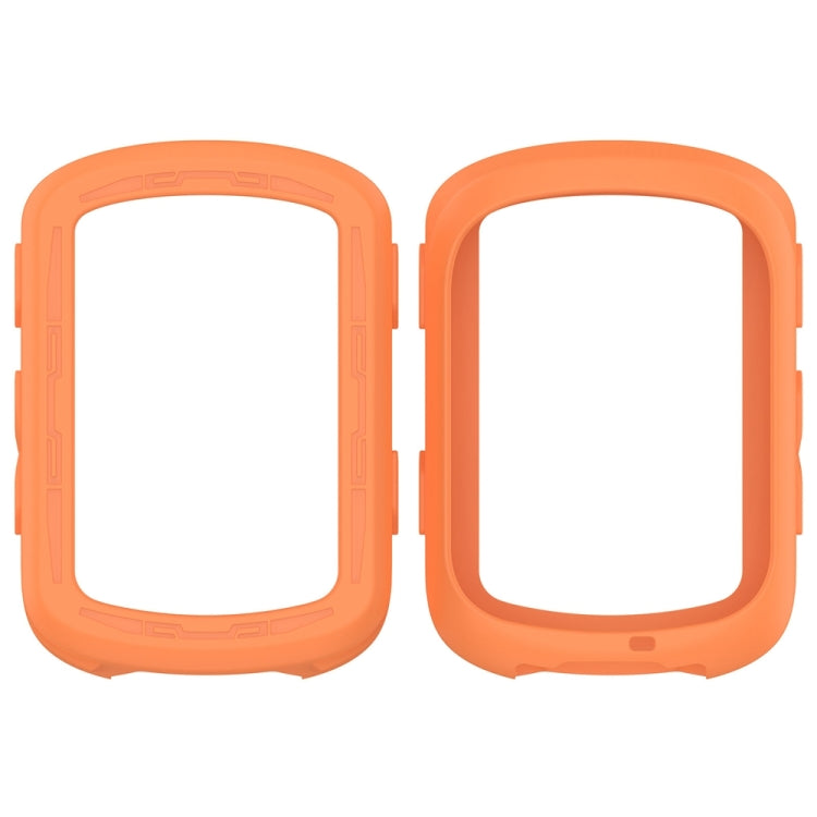 For Garmin Edge 840 / Edge 540 Stopwatch Armor Silicone Protective Case(Orange) - Watch Cases by PMC TechLife | Online Shopping South Africa | PMC TechLife