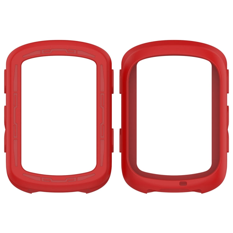 For Garmin Edge 840 / Edge 540 Stopwatch Armor Silicone Protective Case(Red)