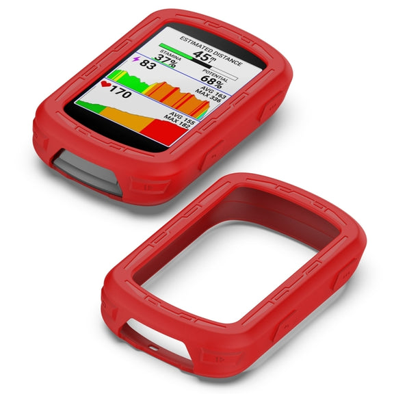 For Garmin Edge 840 / Edge 540 Stopwatch Armor Silicone Protective Case(Red)