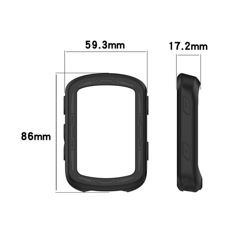 For Garmin Edge 840 / Edge 540 Stopwatch Armor Silicone Protective Case(Green)