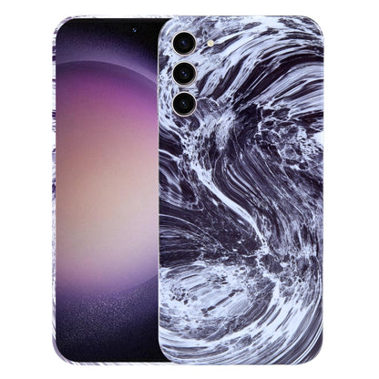 For Samsung Galaxy S23 5G Marble Pattern Phone Case(Black White) - free shipping - PMC Jewellery - Order now!