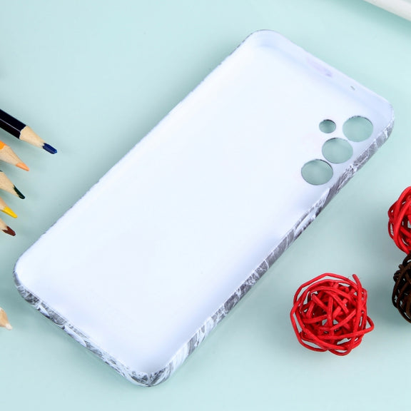 For Samsung Galaxy S23 5G Marble Pattern Phone Case(Black White)