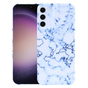 For Samsung Galaxy S23 5G Marble Pattern Phone Case(Blue White)