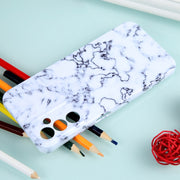 For Samsung Galaxy S23 5G Marble Pattern Phone Case(Green White)