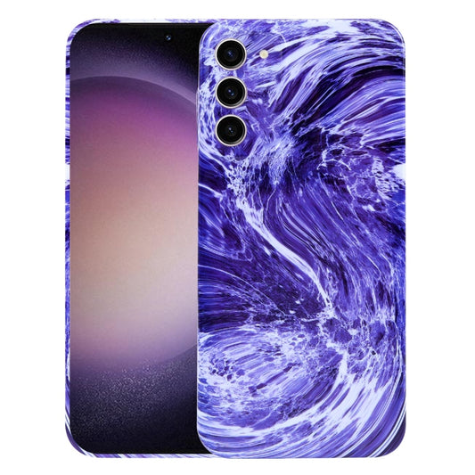 For Samsung Galaxy S23 5G Marble Pattern Phone Case(Purple White) - free shipping - PMC Jewellery - Order now!