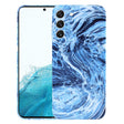 For Samsung Galaxy S22 5G Marble Pattern Phone Case(Navy Blue White) - free shipping - PMC TechLife - Order now!