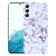 For Samsung Galaxy S22 5G Marble Pattern Phone Case(Red White) - free shipping - PMC TechLife - Order now!